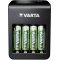 Varta LCD PLUG Charger Plus (AA/AAA 9V 57687) ceruza akkumultor tlt  + 4db AA 2100mah R2U Akkumultor + USB