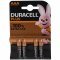 Duracell alkáli elem Micro AAA LR03 1.5V Plus Extra Life Retail 4db/csomag Duracell alkáli elem Micro AAA LR03 1.5V Plus Extra Life Retail 4db/csomag