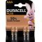 Duracell elem Plus Power MN2400 LR03 AAA Micro 4db/csom. - Kirusts!