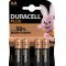 Duracell ceruzaelem Plus Power MN1500 LR6 Mignon AA 4db/csom.