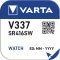 Varta gombelem, raelem V337/SR416SW - Kirusts!