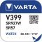 Varta gombelem, raelem V399/SR57/SR927W