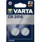 VARTA lithium gombelem CR 2016, IEC CR2016, helyettesti DL2016, 3V 2db/csom.