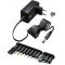 Univerzlis hlzati tpegysg 3V - 12V 0.6A, max. 7.2W, 11 adapterrel - A kszlet erejig!