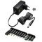 Goobay hlzati adapter 3V-12V-ig csatlakoz kszlettel, 3.6W, 300mAh - Kirusts!
