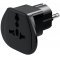 Goobay világutazó hálózati adapter CEE 7/7 UK/Nagy-Brittania, Svájc, Olaszország, USA fekete Goobay világutazó hálózati adapter CEE 7/7 UK/Nagy-Brittania, Svájc, Olaszország, USA fekete