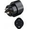 Goobay hálózati adapter földelő érintkezős EU -> USA/Japán, fekete Goobay hálózati adapter földelő érintkezős EU -> USA/Japán, fekete