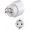 Hálózati adapter EU > USA(Amerikai Egyesült Államok)/Japán, fehér Hálózati adapter EU > USA(Amerikai Egyesült Államok)/Japán, fehér