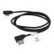 OTB Micro USB töltő és adatkábel szövetborítás, 90 fokos fejjel, 1m OTB Micro USB töltő és adatkábel szövetborítás, 90 fokos fejjel, 1m