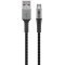 Goobay Micro USB kábel, szövetborítás, 2m , szürke Goobay Micro USB kábel, szövetborítás, 2m , szürke
