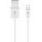Lightning USB töltő és szinkronizáló kábel, fehér, 3m, MFI tanusítványnal Lightning USB töltő és szinkronizáló kábel, fehér, 3m, MFI tanusítványnal