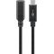 USB-C 3.2 hosszabt kbel, 1m , fekete