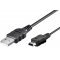 USB kbel mini USB csatlakozval 1m (Nokia DKE-2, Motorola SKN6371C, HTC DC-U100, stb)