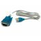 USB 2.0-soros (RS232 - 9 pin) átalakító adapter adatkábel 80cm Omron PLC (SPS) sorozathoz USB 2.0-soros (RS232 - 9 pin) átalakító adapter adatkábel 80cm Omron PLC (SPS) sorozathoz