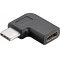 Goobay adapter USB C > USB C  90 fokos csatlakoz