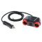 OTB autós adapter elosztó (12-24V) 2db szivargyújtó és 4db USB csatlakozással OTB autós adapter elosztó (12-24V) 2db szivargyújtó és 4db USB csatlakozással