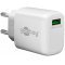 Hálózati gyorstöltő adapter QC3.0, 18W, fehér - Kiárusítás! Hálózati gyorstöltő adapter QC3.0, 18W, fehér - Kiárusítás!