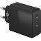 Dupla USB-C Power Delivery gyorstöltő, 36W, fekete Dupla USB-C Power Delivery gyorstöltő, 36W, fekete