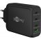 100W USB-C PowerDelivery tbbportos gyorstlt, fekete