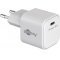 USB-C Power Delivery GaN nano gyorstöltő (45W), fehér USB-C Power Delivery GaN nano gyorstöltő (45W), fehér
