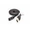USB tltkbel Pebble Time Steel fekete (1m)
