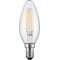 Goobay filament LED-gyertya izz 4W (37W) foglalat E14 meleg-fehr (2700K) 450lm nem dimmerelhet