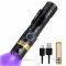 Zseblmpa Infinio SLIM UV-38 LED 5W UV+18650 Li-Ion Akkumultor 2Ah