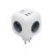 Home kocka elosztó USB töltővel, 3 aljzat gyermekvédelemmel, 1db USB-C, 2db USB-A Home kocka elosztó USB töltővel, 3 aljzat gyermekvédelemmel, 1db USB-C, 2db USB-A