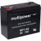 lom Akkumultor 6V 7Ah (Multipower) tpus MP7-6S