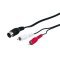 Audio kbel 5 plus DIN csatlakoz > Stereo RCA apa, 1.5m