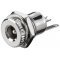 DC panel jack csatlakoz 2.1 mm, forraszthat - A kszlet erejig!