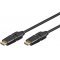 Nagy sebességű HDMI kábel (A típus) > HDMI dugó (A típus) 360 fokban forgatható fejjel 2m Nagy sebességű HDMI kábel (A típus) > HDMI dugó (A típus) 360 fokban forgatható fejjel 2m