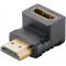 HDMI adapter 270 -ban fajlttt, vertiklis, 8K 60Hz - A kszlet erejig!