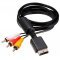 RCA kábel Sony PS1, PS2, PS3, 1.8m RCA kábel Sony PS1, PS2, PS3, 1.8m