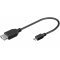 Goobay OTG (On The Go) USB 2.0 kbel micro USB csatlakozval 20cm - Kirusts!