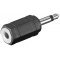 Audio-adapter 3,5mm jack mono -> 3,5mm jack alj sztereo