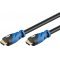 Prémium High Speed HDMI aranyozott kábel Ethernet HDMI A -> HDMI A 0,5m 4K/Ultra-HD képes Prémium High Speed HDMI aranyozott kábel Ethernet HDMI A -> HDMI A 0,5m 4K/Ultra-HD képes