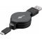 Goobay feltekerhető USB A 2.0 és USB C adat- és töltőkábel - Kiárusítás! Goobay feltekerhető USB A 2.0 és USB C adat- és töltőkábel - Kiárusítás!