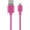 Goobay USB A 2.0 és micro USB B 2.0 adat- és töltőkábel rózsaszín - Kiárusítás! - A készlet erejéig! Goobay USB A 2.0 és micro USB B 2.0 adat- és töltőkábel rózsaszín - Kiárusítás! - A készlet erejéig!