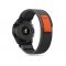 Garmin fenix 5 / 6 / 6 pro / 7 nylon raszj - fekete/narancs