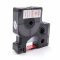 Helyettesítő kazetta Dymo 40915 - 9mm - piros/fehér 7m Helyettesítő kazetta Dymo 40915 - 9mm - piros/fehér 7m