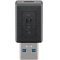 USB A 3.0 - USB-C adapter, fekete