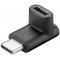 Usb-C csatlakozó adapter 90 fokban hajlított csatlakozóval - Kiárusítás! Usb-C csatlakozó adapter 90 fokban hajlított csatlakozóval - Kiárusítás!