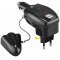 USB t�lt� 2in1 (h�l�zati �s aut�s) 2db USB kimenettel 1A - A k�szlet erej�ig