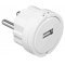 Goobay USB t�lt� 1,0A feh�r h�l�zati adapter okostelefonokhoz �s tabletekhez - A k�szlet erej�ig