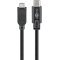 Goobay USB-C-Micro-B k�bel OTG 0,6m fekete 2,5W 0,5A 480Mbit/s USB2.0 - A k�szlet erej�ig