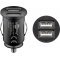Goobay Dual USB aut�s adapter 15,5W 2x USB-A fekete - A k�szlet erej�ig