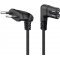 Goobay h�l�zati k�bel Sonos Eurostecker C (CEE 7/16) 90� C7 90� 5m fekete (2*0,75mm2) - Ki�rus�t�s