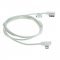 OTB T�lt� �s adatk�bel Micro USB sz�vetborit�ssal, 90 fokos fejjel, 1m feh�r