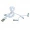 OTB 3 az 1-ben adat- és töltőkábel iPhone / micro USB / USB C ezüst OTB 3 az 1-ben adat- és töltőkábel iPhone / micro USB / USB C ezüst